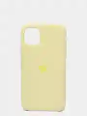 Лимонный чехол не пачкающийся с бархатом внутри IPHONE 11
