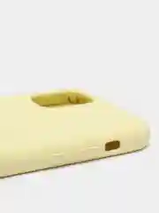 Лимонный чехол не пачкающийся с бархатом внутри IPHONE 11