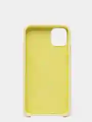 Лимонный чехол не пачкающийся с бархатом внутри IPHONE 11