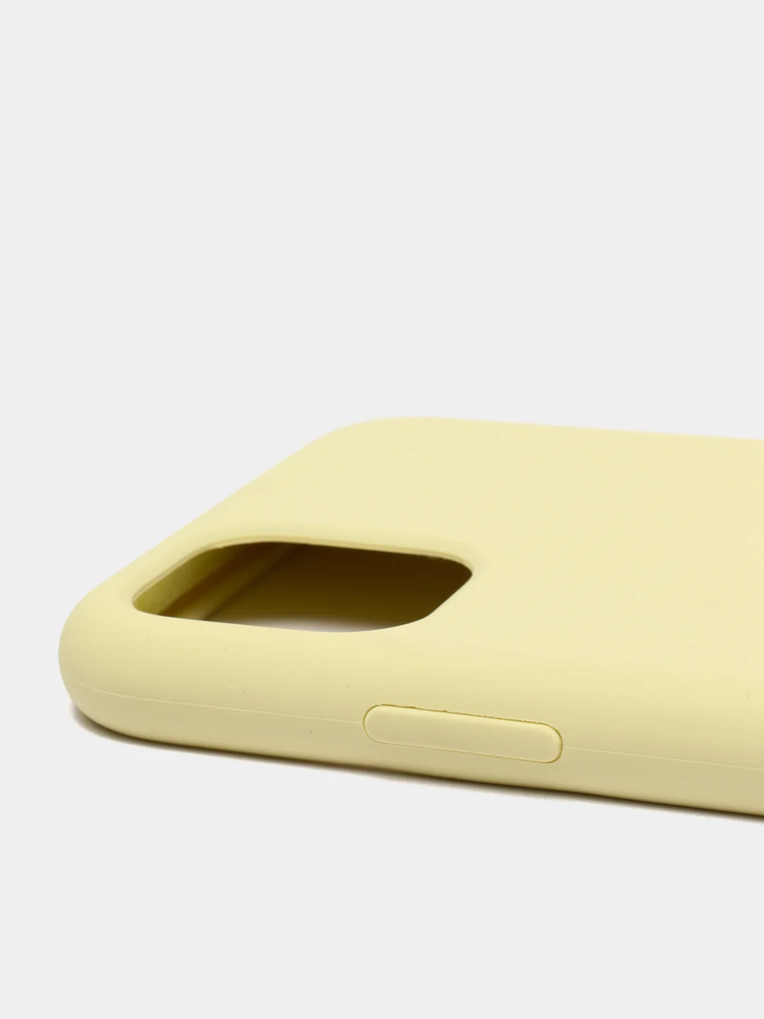Лимонный чехол не пачкающийся с бархатом внутри IPHONE 11