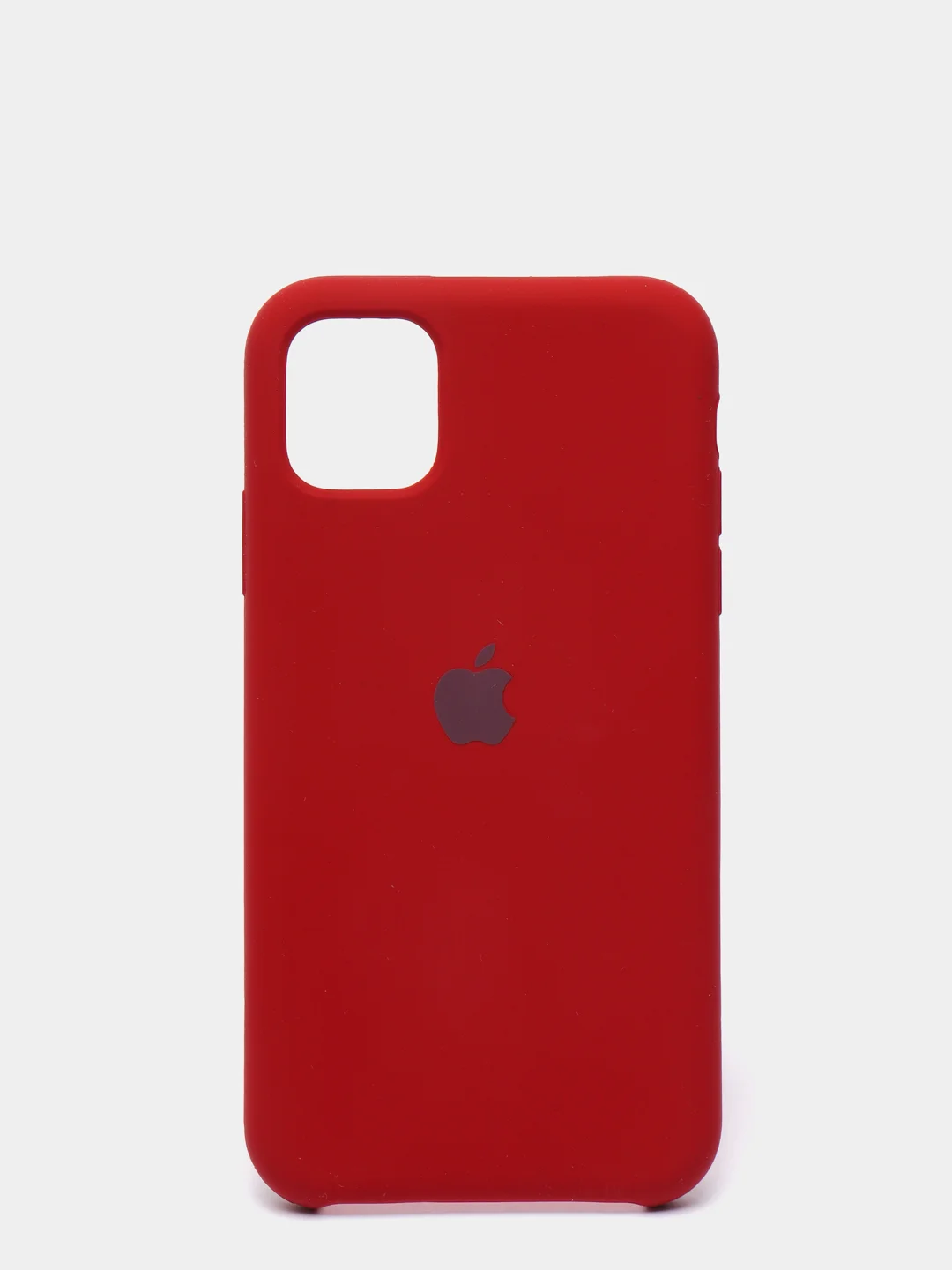 Багровый чехол не пачкающийся с бархатом внутри IPHONE 11