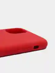 Багровый чехол не пачкающийся с бархатом внутри IPHONE 11