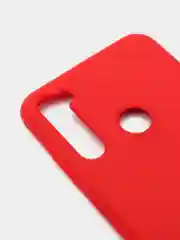 Алый чехол с защитой камеры и бархатом внутри для Xiaomi Redmi Note 8
