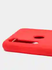 Алый чехол с защитой камеры и бархатом внутри для Xiaomi Redmi Note 8