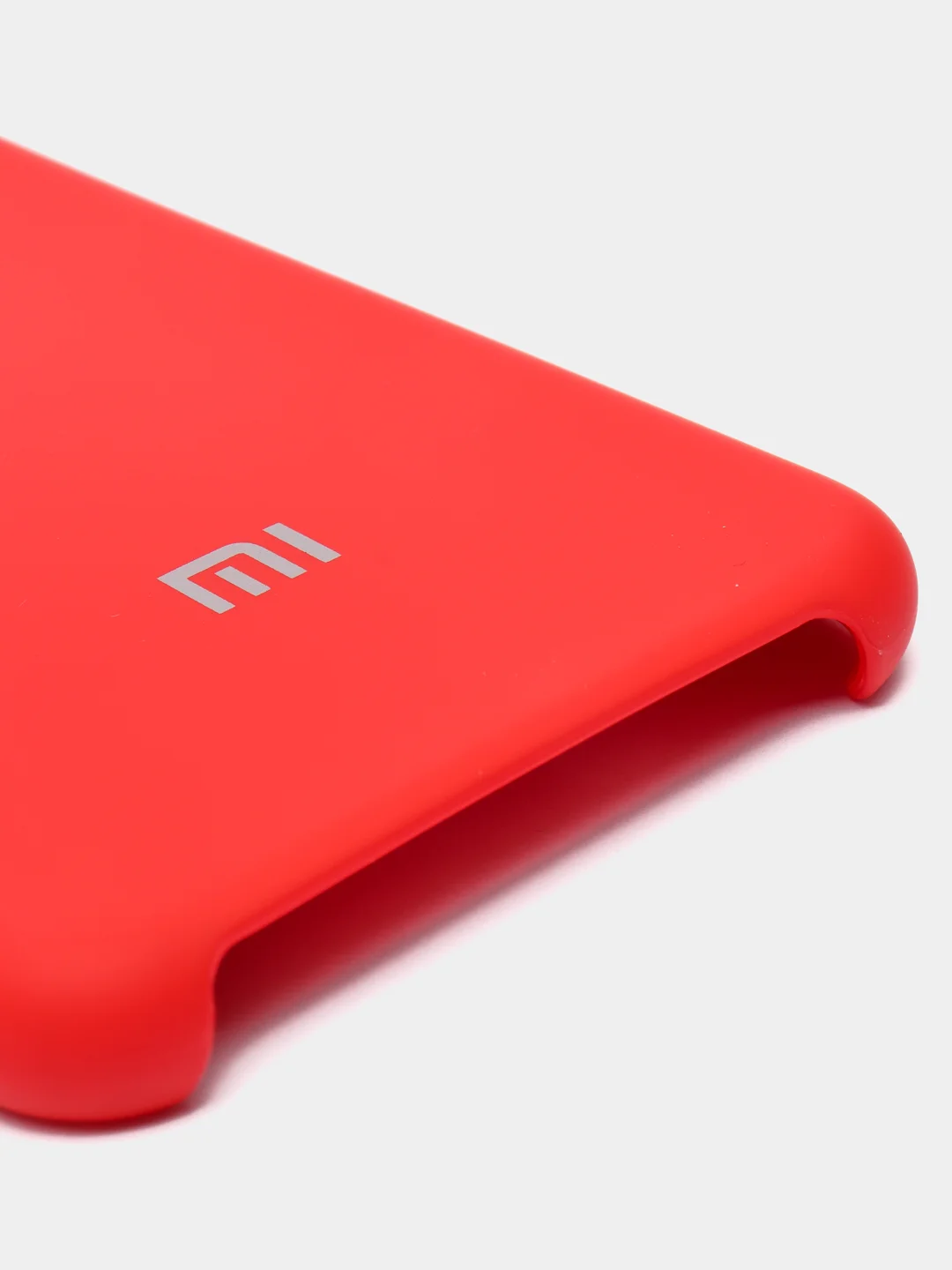 Алый чехол с защитой камеры и бархатом внутри для Xiaomi Redmi Note 8