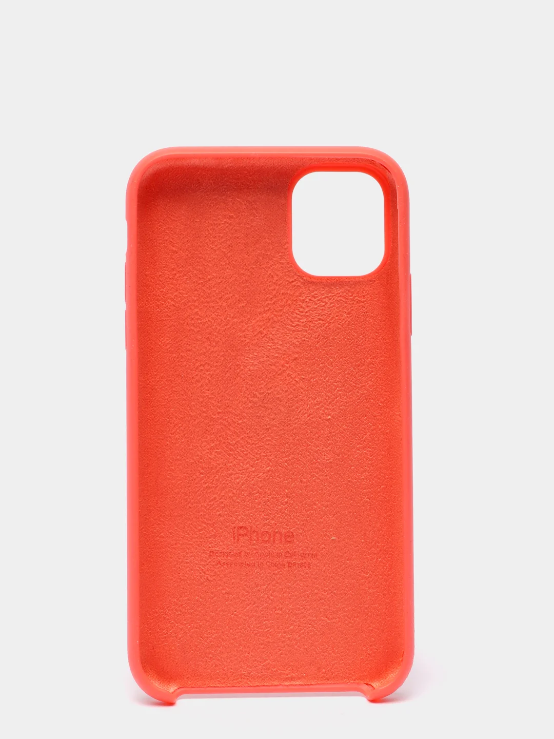 Коралловый чехол не пачкающийся с бархатом внутри IPHONE 11