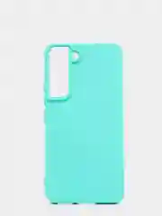 Зеленый чехол с бархатом внутри для Samsung S22