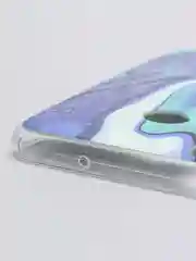Бирюзовый чехол Huawei Honor 9X Lite, Honor 8X, Хонор 8Х, силиконовый с мраморным рисунком