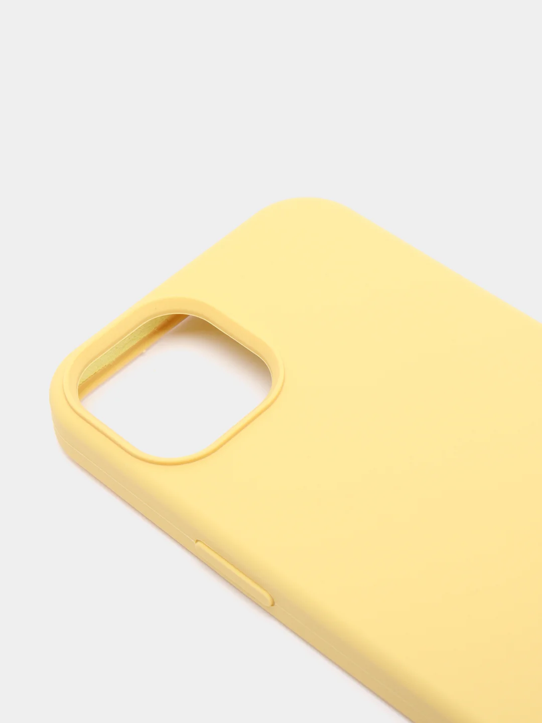 Желтый чехол не пачкающийся, с бархатом внутри IPHONE 13