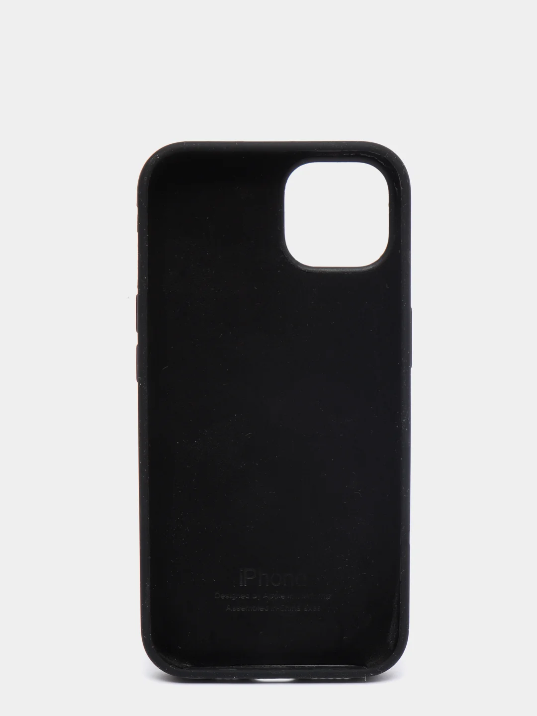 Черный чехол не пачкающийся, с бархатом внутри IPHONE 13