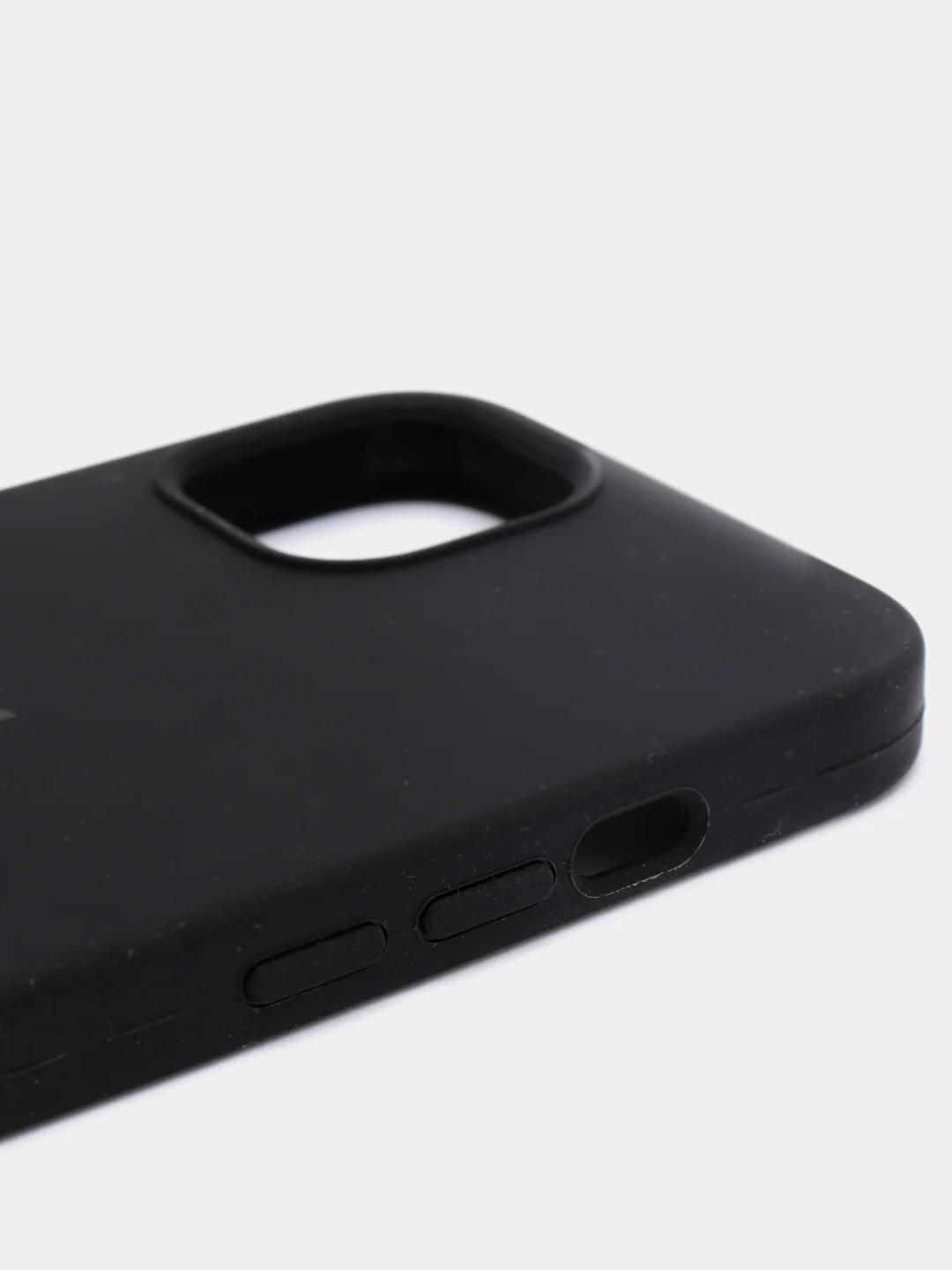 Черный чехол не пачкающийся, с бархатом внутри IPHONE 13