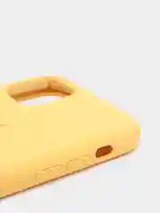 Горчичный чехол не пачкающийся с бархатом внутри IPHONE 11