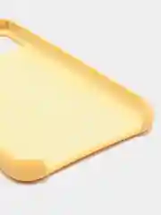 Горчичный чехол не пачкающийся с бархатом внутри IPHONE 11