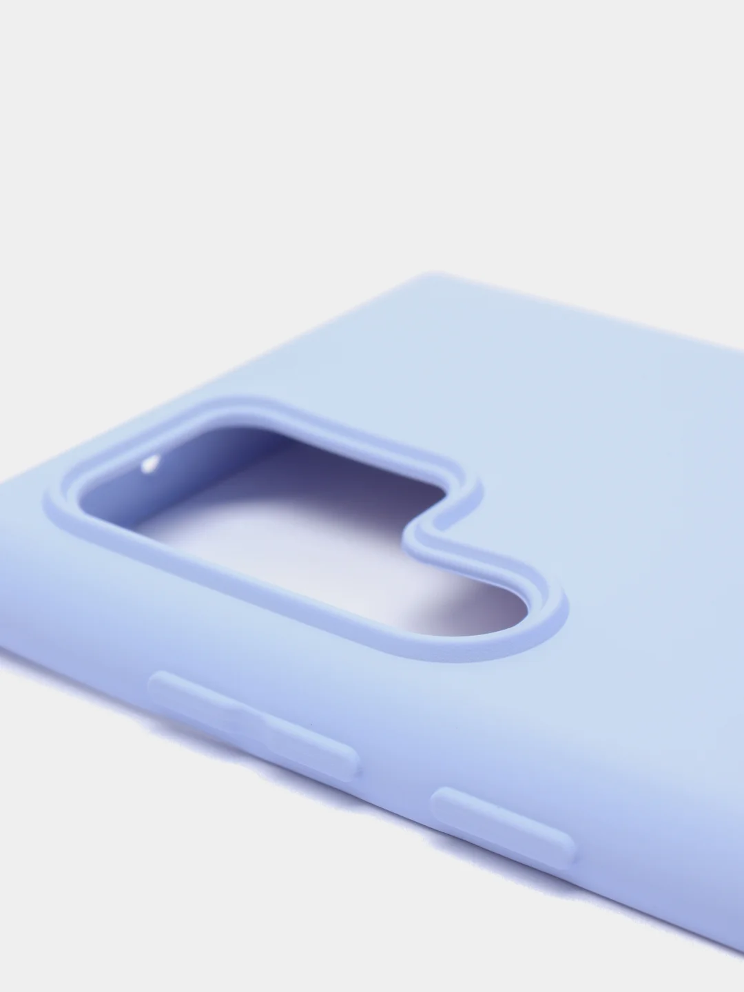 Лавандовый чехол с бархатом внутри для Samsung S22 ULTRA