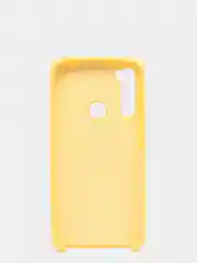 Желтый чехол с защитой камеры и бархатом внутри для Xiaomi Redmi Note 8