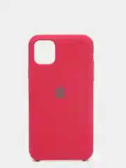 Вишнёвый чехол не пачкающийся с бархатом внутри IPHONE 11