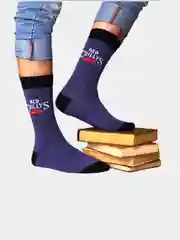 Синий носки мужские "Перец"