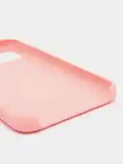 Розовый чехол не пачкающийся с бархатом внутри IPHONE 11