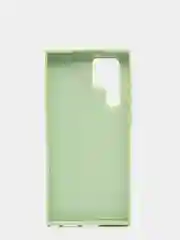Оливковый чехол с бархатом внутри для Samsung S22 ULTRA
