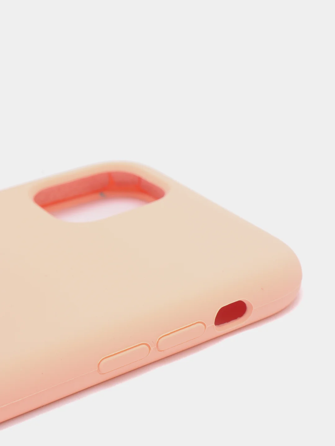 Пудровый чехол не пачкающийся с бархатом внутри IPHONE 11
