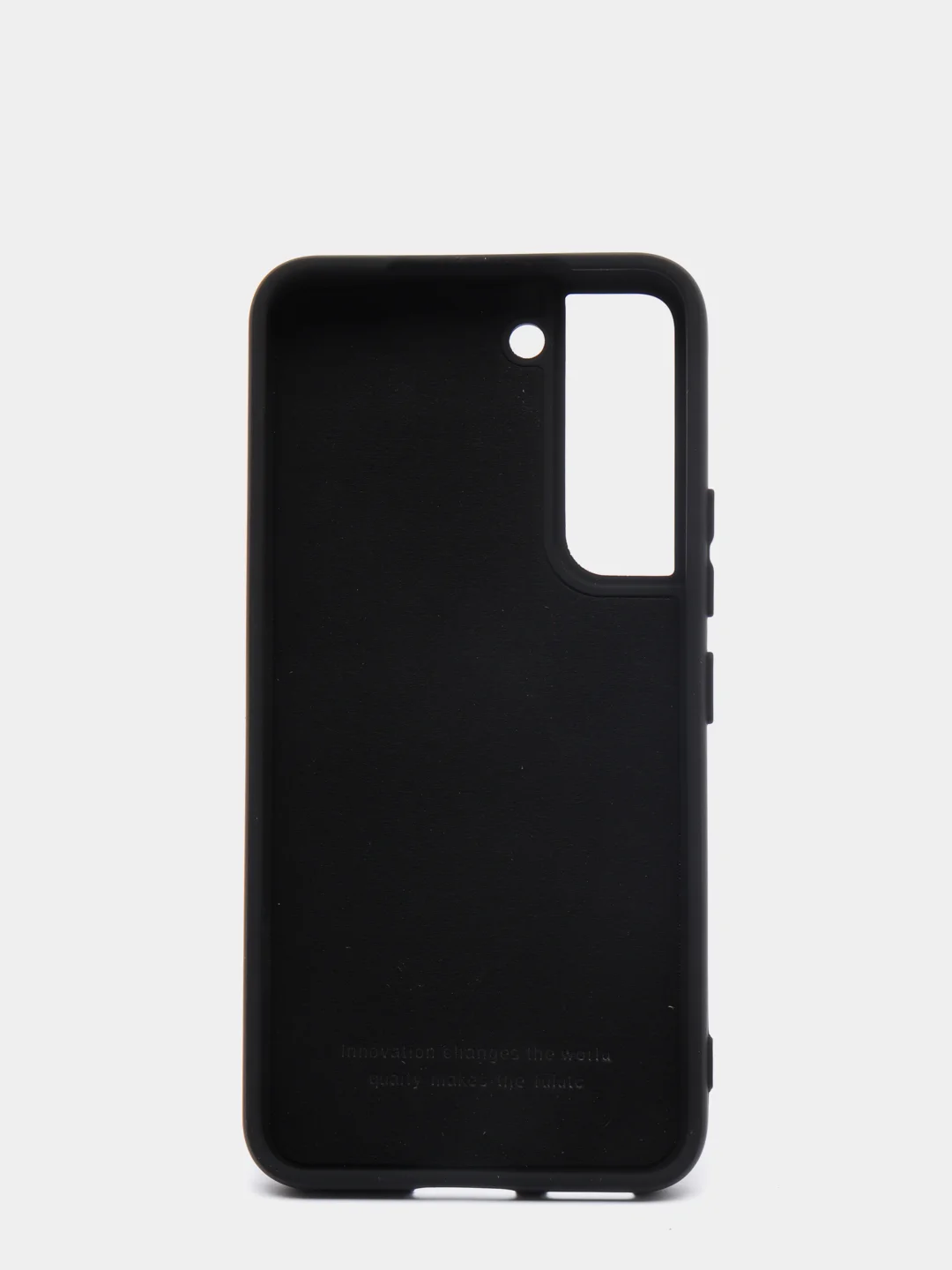 Черный чехол с бархатом внутри для Samsung S22