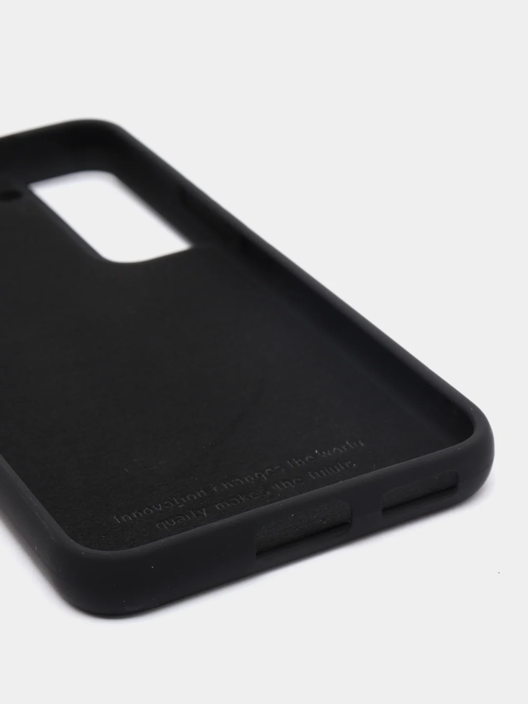Черный чехол с бархатом внутри для Samsung S22