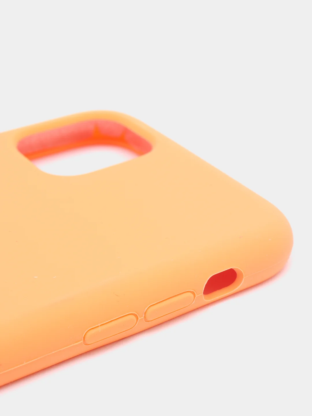 Рыжий чехол не пачкающийся с бархатом внутри IPHONE 11