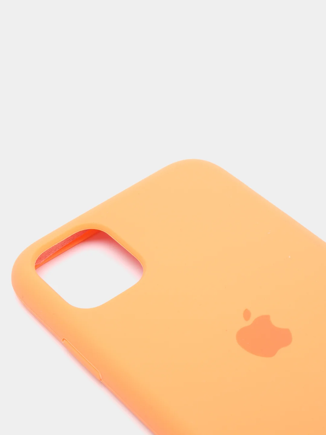 Рыжий чехол не пачкающийся с бархатом внутри IPHONE 11