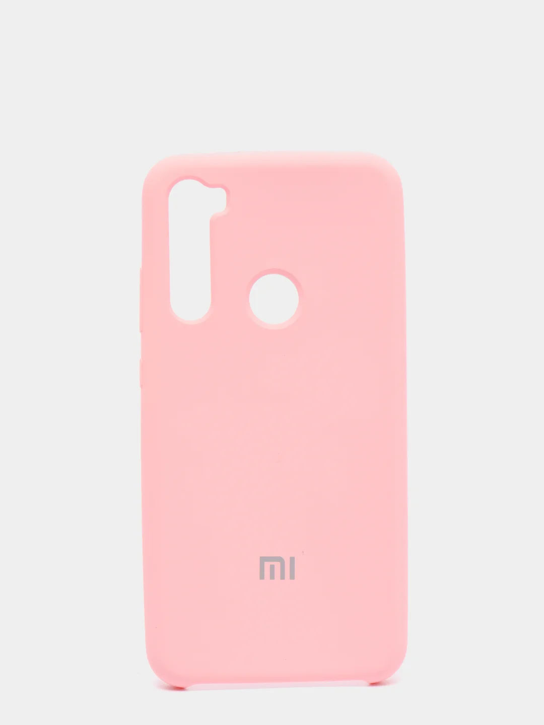 Пудровый чехол с защитой камеры и бархатом внутри для Xiaomi Redmi Note 8