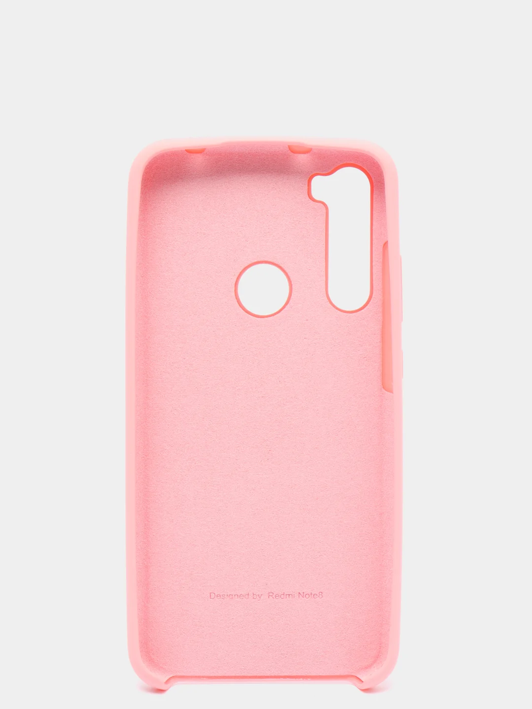 Пудровый чехол с защитой камеры и бархатом внутри для Xiaomi Redmi Note 8