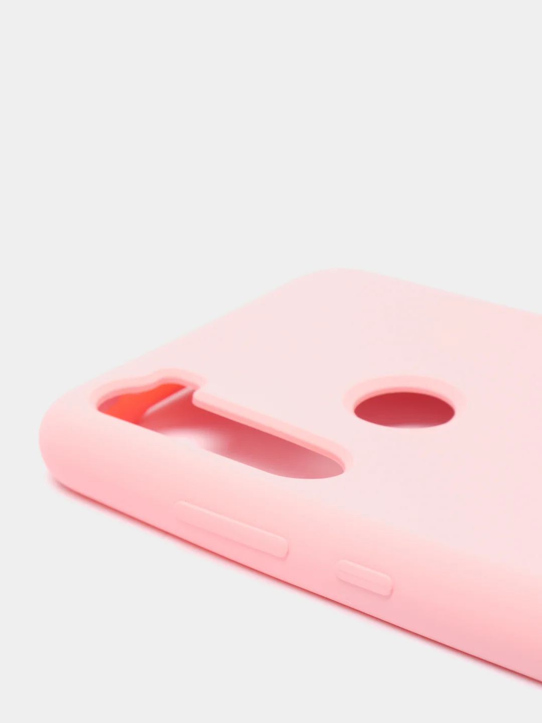 Пудровый чехол с защитой камеры и бархатом внутри для Xiaomi Redmi Note 8