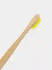 Желтый бамбуковая зубная щетка