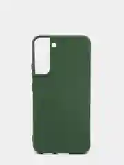 Тёмно-зелёный чехол с бархатом внутри для Samsung S22 plus / S22+