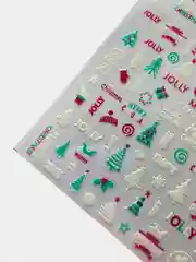 3D наклейки для ногтей, светящиеся в темноте