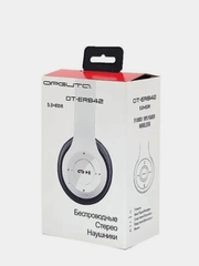 Наушники беспроводные полноразмерные OT-ERB42, Bluetooth, FM, TF, белые
