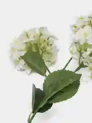 Белый ветка с искусственными цветами 3 головы