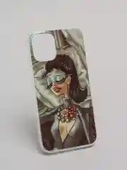 Светло-коричневый чехол iPhone 12 / 12 Pro, 12 Pro Max, 12 Mini чехол силиконовый с рисунком