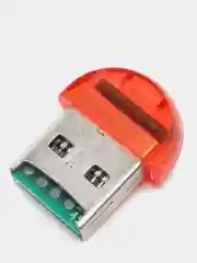 Коралловый картридер для Micro SD USB