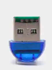 Синий картридер для Micro SD USB