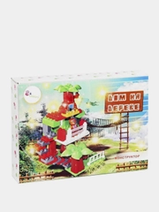Мини-конструктор Doloni "Дом на дереве", 43 детали, 25*35 см, 013888/14