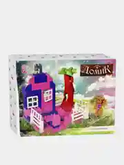 Мини-конструктор Домик, 60 деталей, 25х35 см, Doloni (KG013888/20)