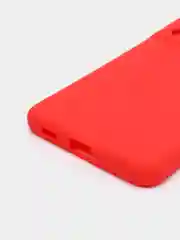 Красный чехол для Samsung G990B/S21 FE, силиконовый