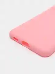 Розовый чехол для Samsung G990B/S21 FE, силиконовый