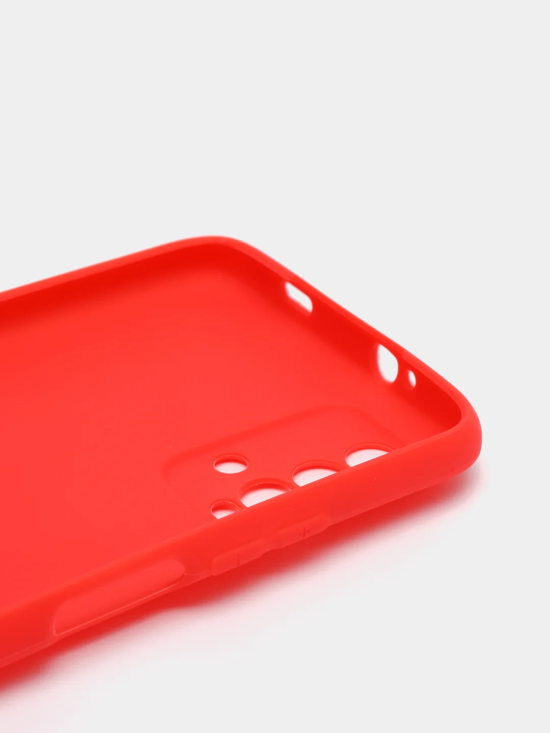 Красный чехол для Xiaomi Redmi 9T силиконовый матовый однотонный