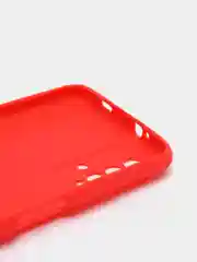Красный чехол для Xiaomi Redmi 9T силиконовый матовый однотонный