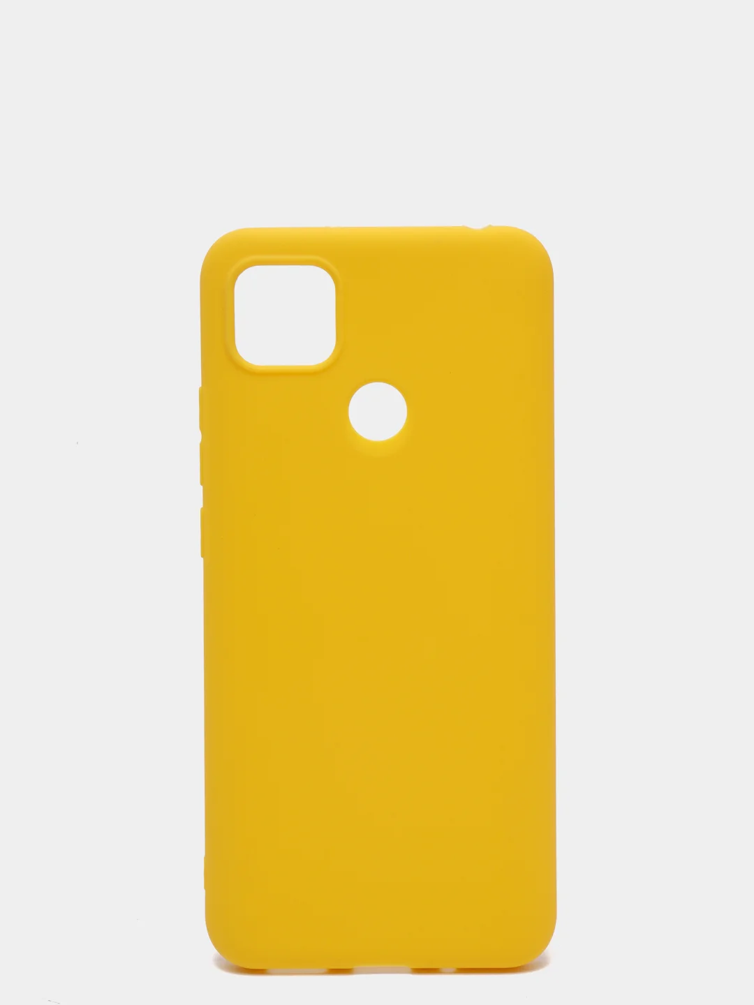 Желтый чехол для Xiaomi Redmi 9С силиконовый матовый однотонный