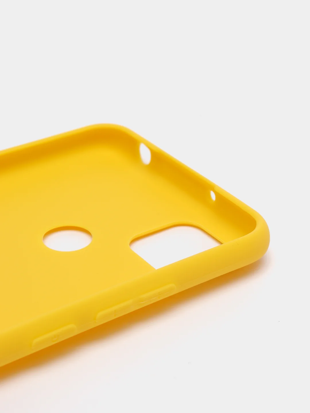 Желтый чехол для Xiaomi Redmi 9С силиконовый матовый однотонный