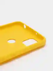 Желтый чехол для Xiaomi Redmi 9С силиконовый матовый однотонный