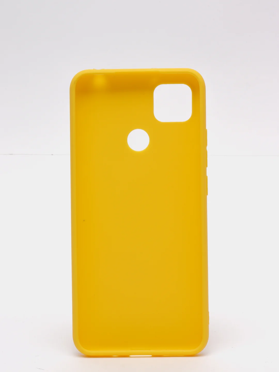 Желтый чехол для Xiaomi Redmi 9С силиконовый матовый однотонный
