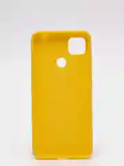 Желтый чехол для Xiaomi Redmi 9С силиконовый матовый однотонный